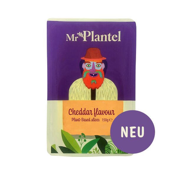 Cheddar flavour Plant-Based slices 150g