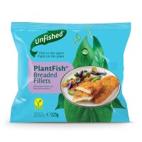 Unfished PlantFish Breaded Fillet tiefgefroren 225g